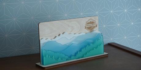 PLV avec montagnes
